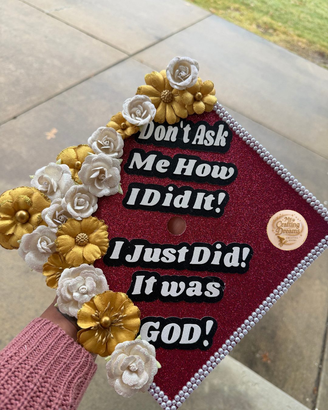 Custom Graduation Cap Topper **PLEASE READ THE DESCRIPTION**
