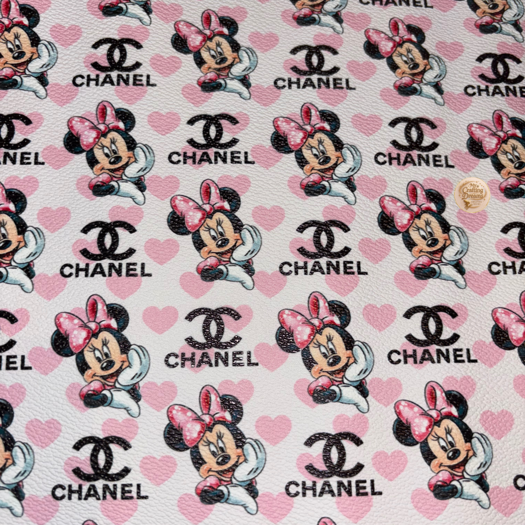 Chanel Inspired Faux Leather Sheets