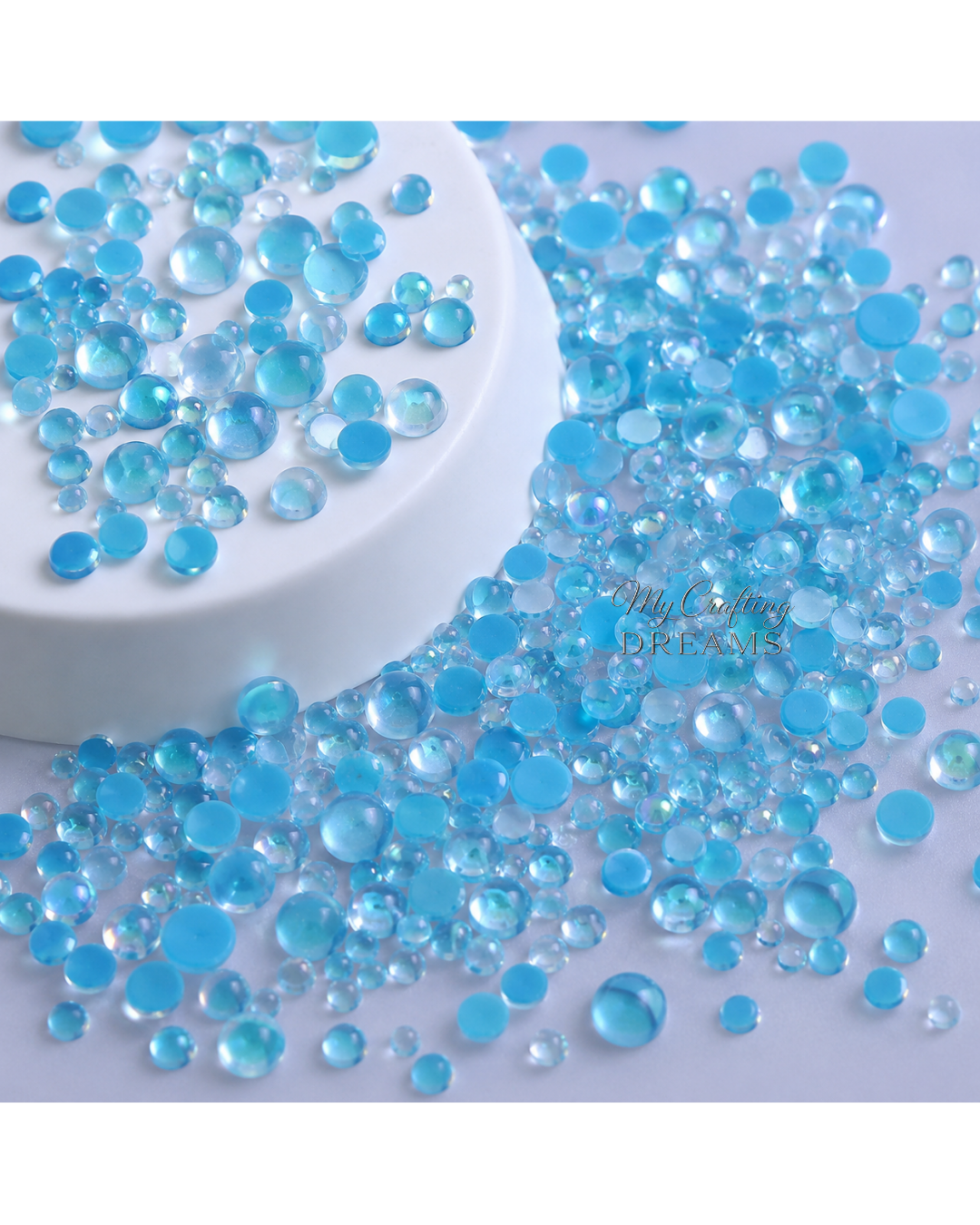 Mermaid Tears ✨ Mixed-Size Glass Rhinestones 1440 ct