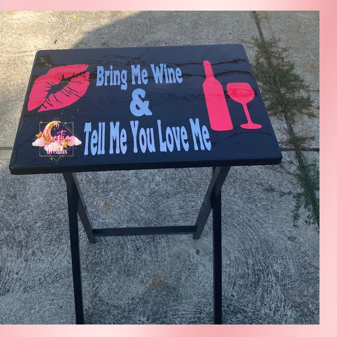 Custom Tv Tray Tables (READ DESCRIPTION BEFORE PURCHASING)