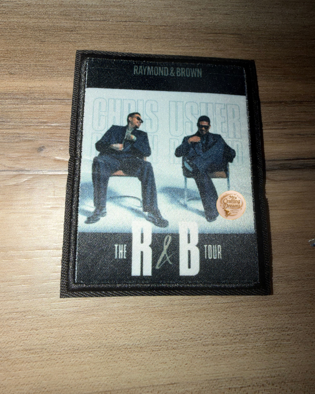 R & B Usher & Chris Brown Tour Patches