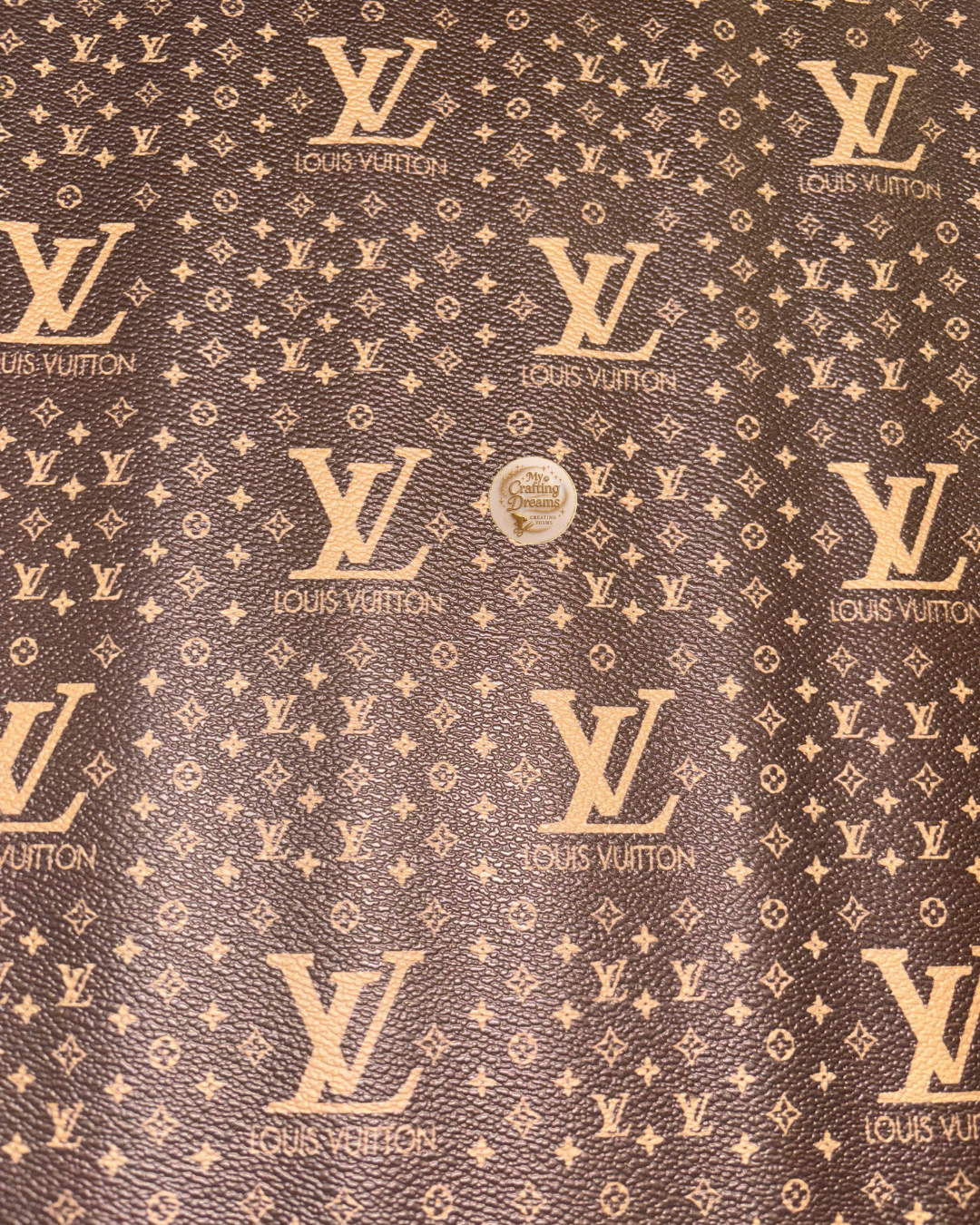 LV Inspired Faux Leather Sheets