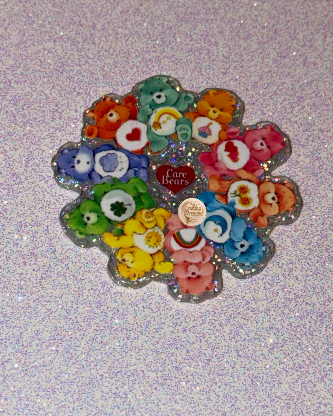 Character-Themed Glitter Acrylics