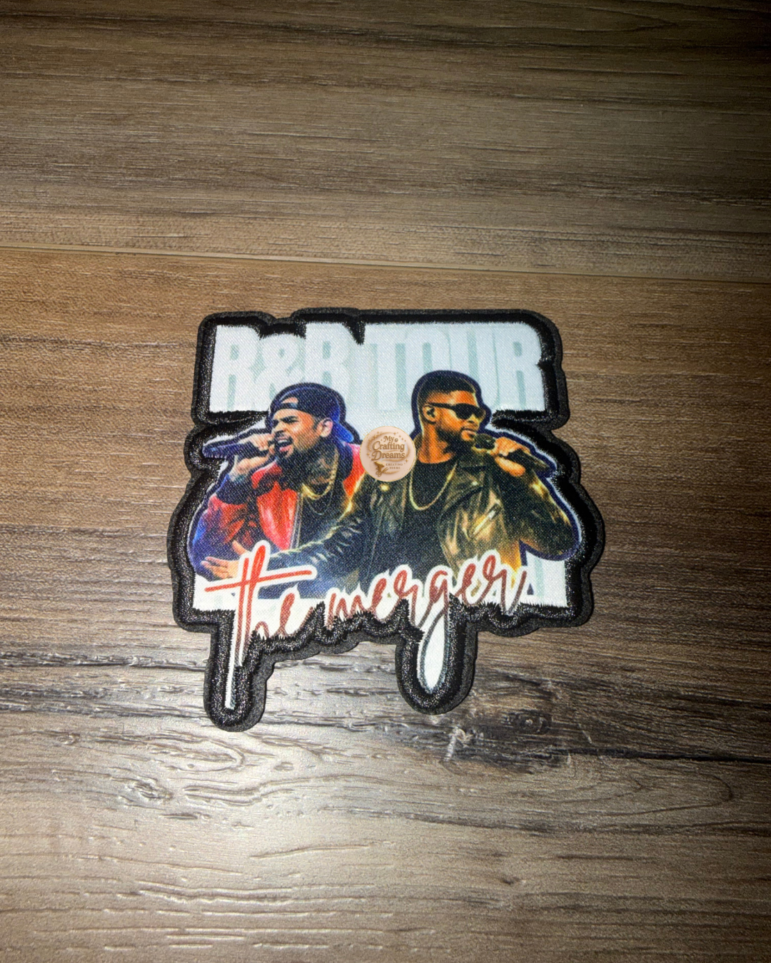 R & B Usher & Chris Brown Tour Patches