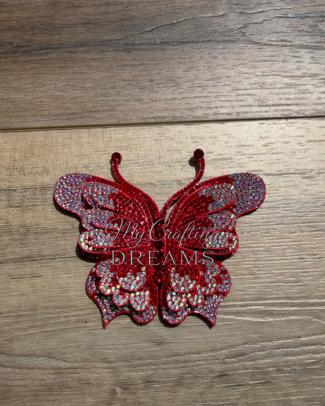 Rhinestone Butterfly Appliques