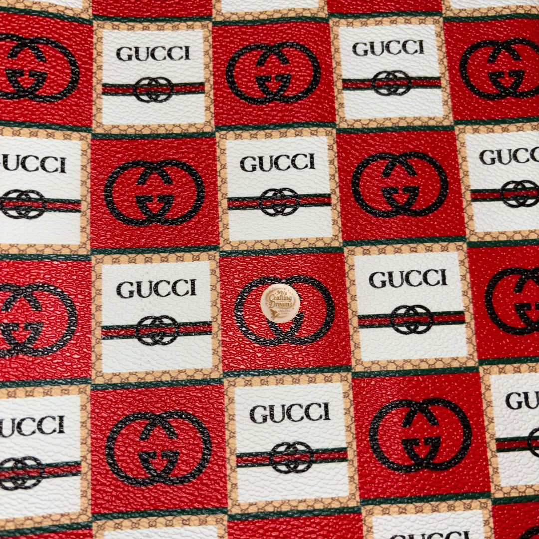 Gucci Inspired Faux Leather Sheets