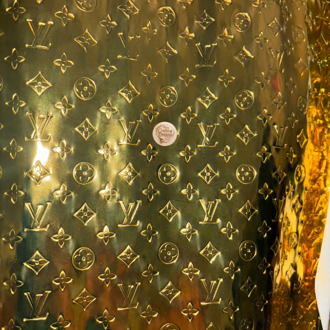 LV Inspired Faux Leather Sheets