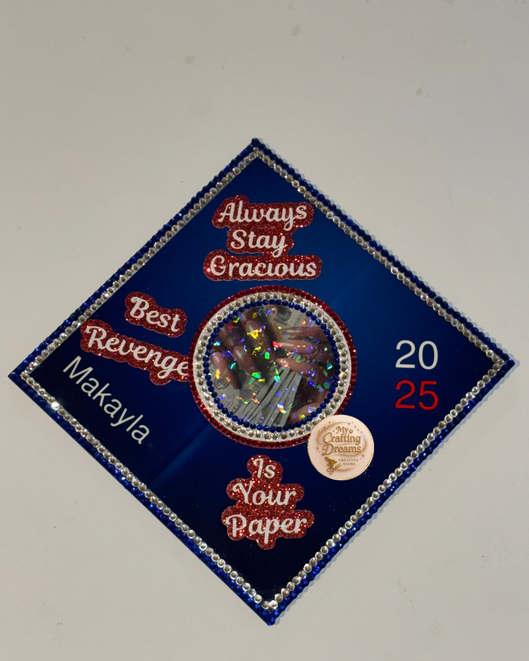 Custom Graduation Cap Topper **PLEASE READ THE DESCRIPTION**