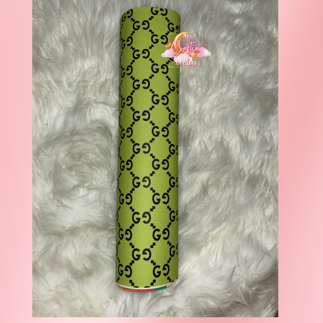 Gucci Inspired Faux Leather Sheets