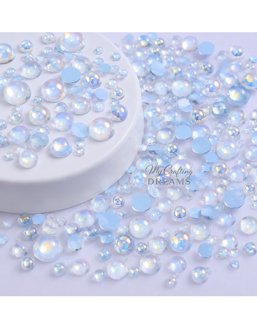 Mermaid Tears ✨ Mixed-Size Glass Rhinestones 1440 ct
