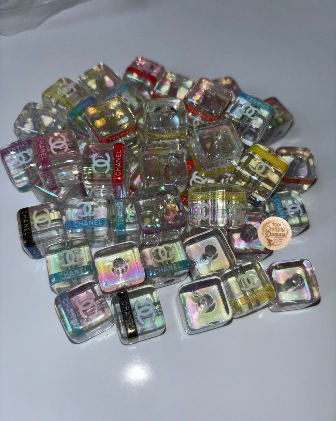Designer Inspired Acrylic Beads