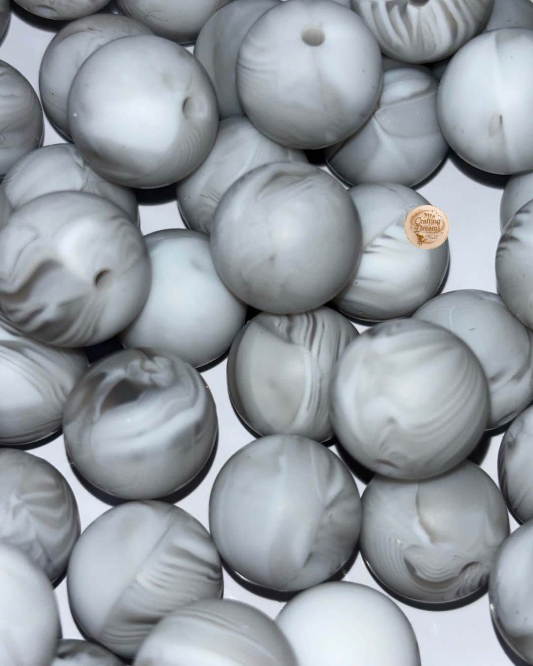 15mm Silicone Beads | Solid & Printed DIY Beads