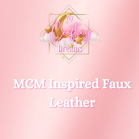 MCM Faux Leather Sheets
