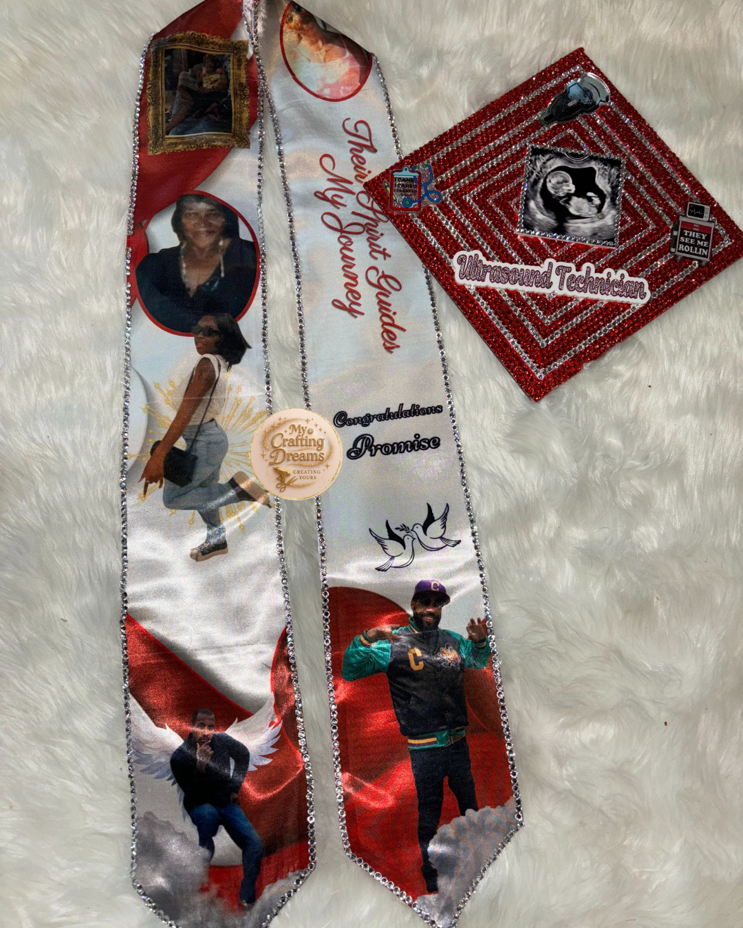 Custom Graduation Cap Topper **PLEASE READ THE DESCRIPTION**