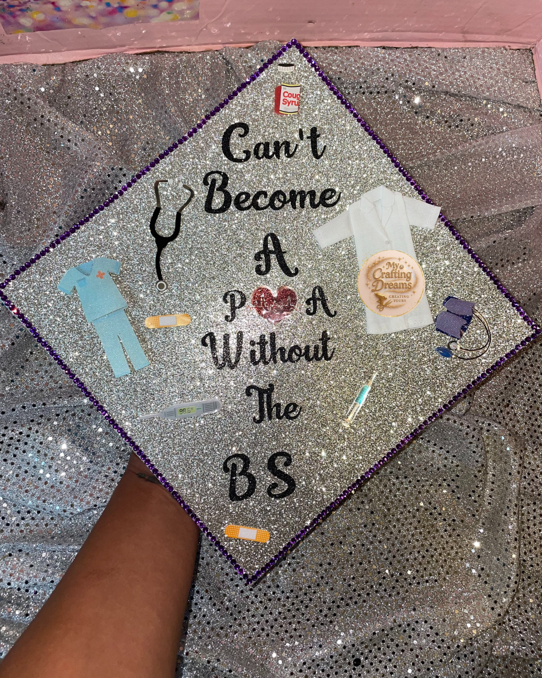 Custom Graduation Cap Topper **PLEASE READ THE DESCRIPTION**