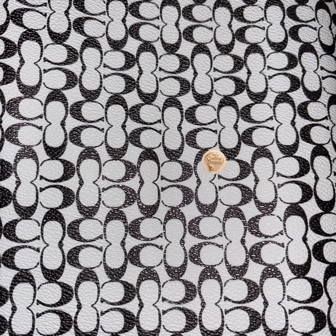 Coach Inspired Faux Leather Sheets