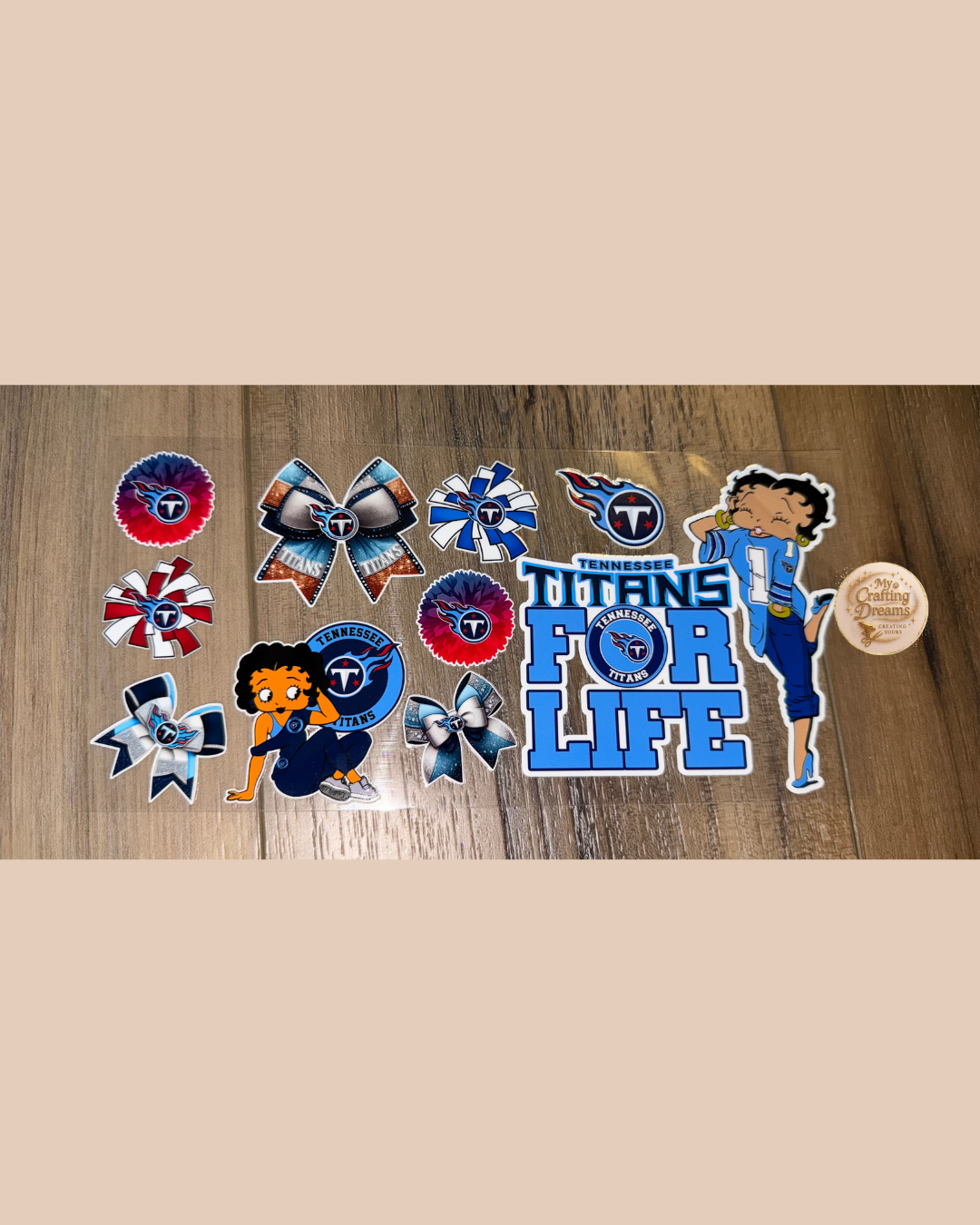 Sports UV DTF Transfers Buy 8 Get 2 FREE Mix & Match