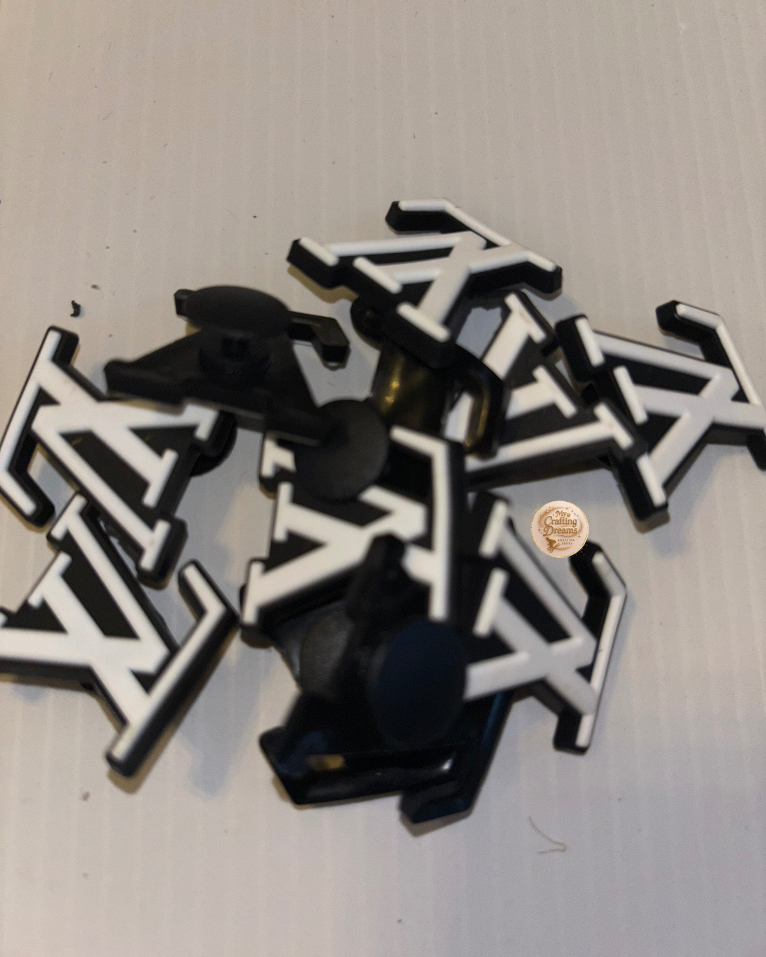 Designer Inspired Rubber Croc Charms