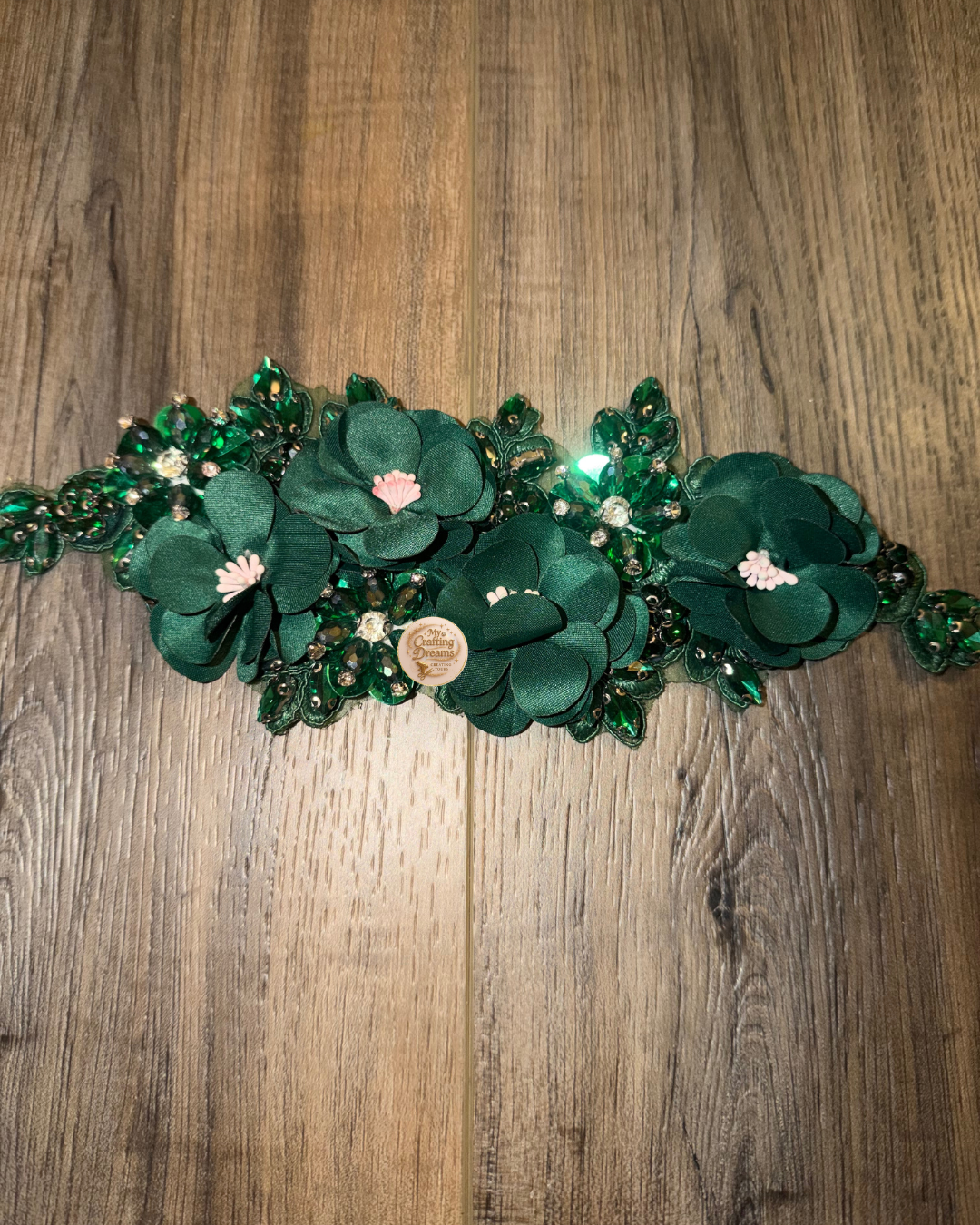 ✨ 3D Luxury Bling Flower Appliqué (Patches - Sew On) ✨