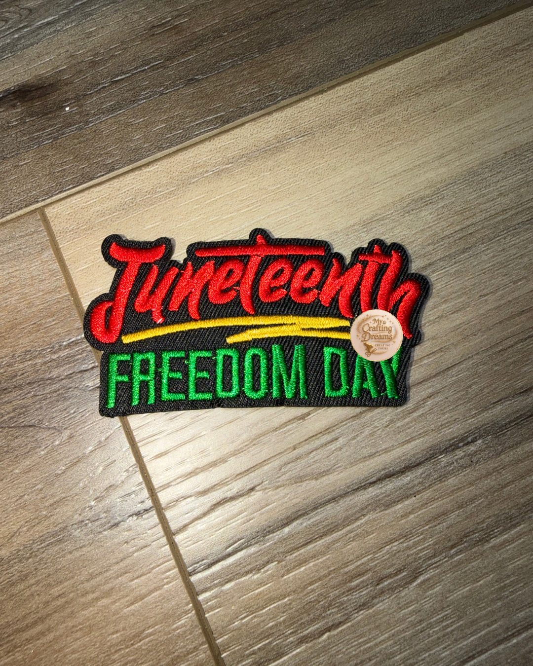 Juneteenth Iron On Patches