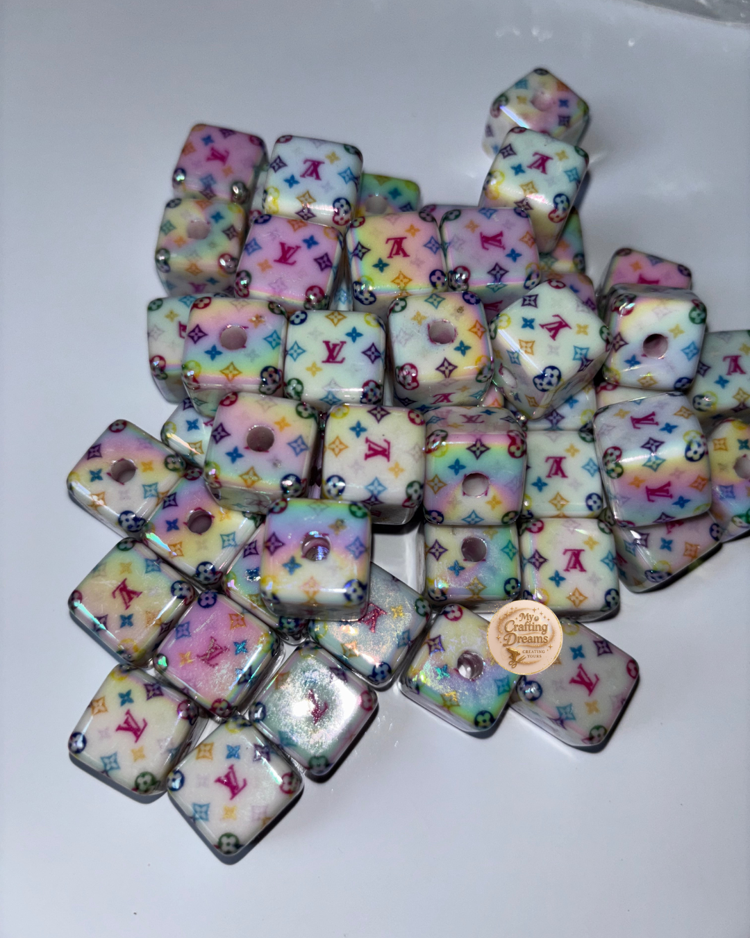 Designer Inspired Acrylic Beads