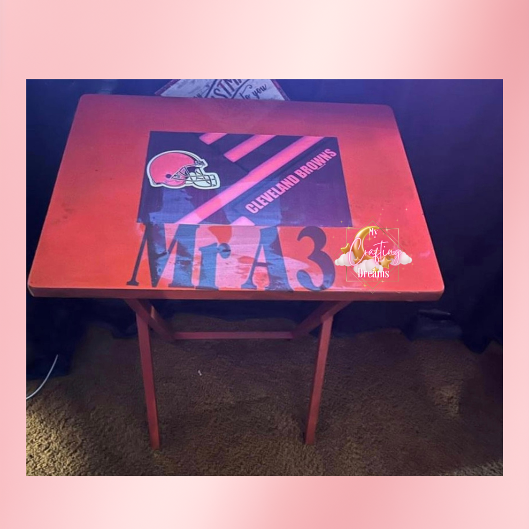 Custom Tv Tray Tables (READ DESCRIPTION BEFORE PURCHASING)