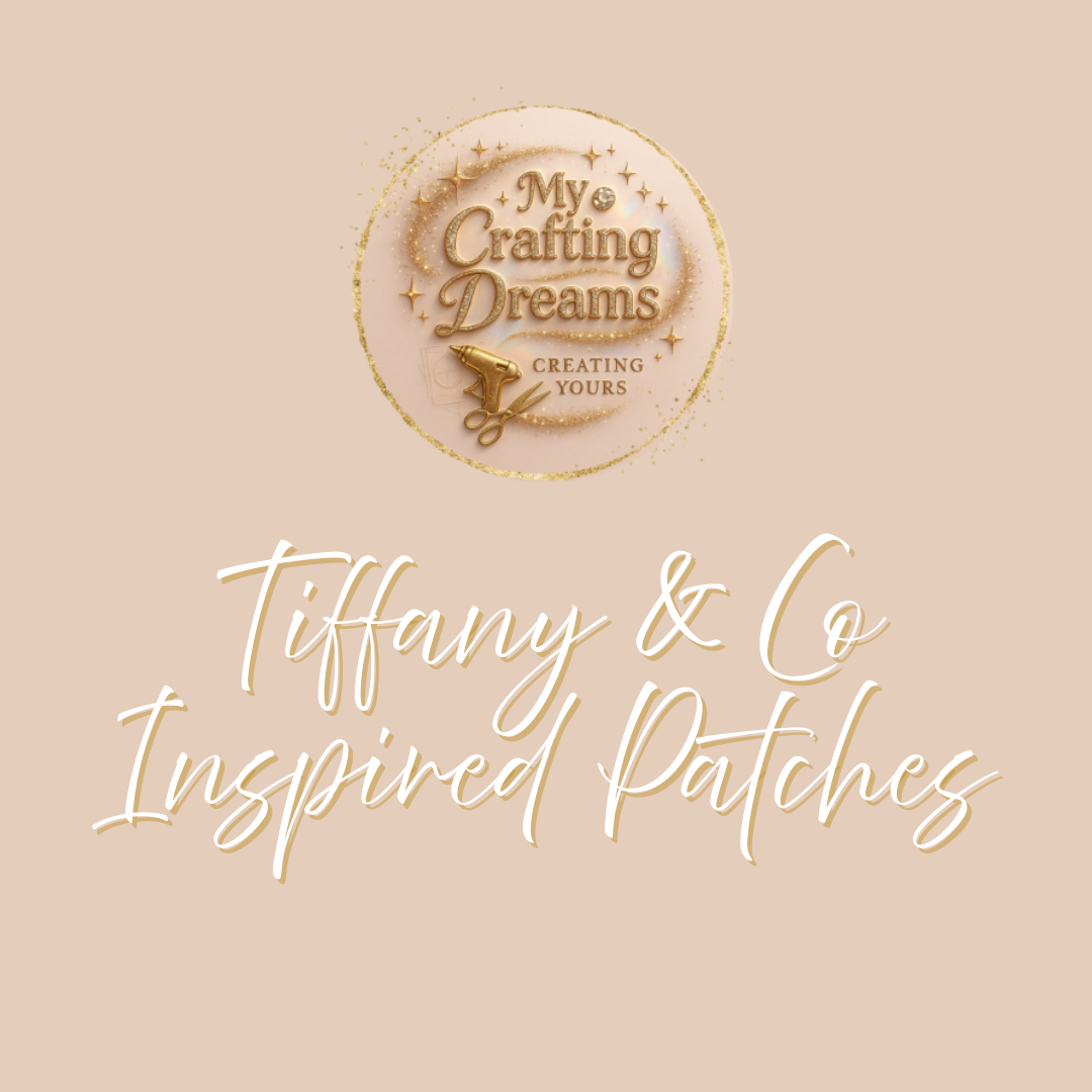 Tiffany & Co Inspired Iron on patches