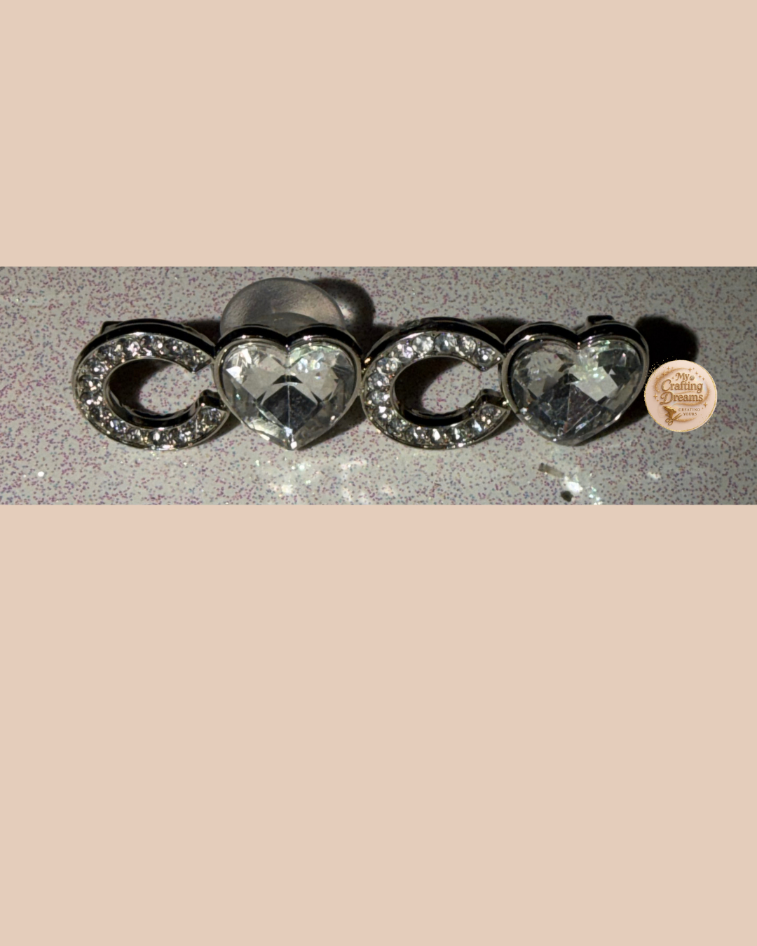 🖤 Chanel-Inspired Metal Charms (Flatback)