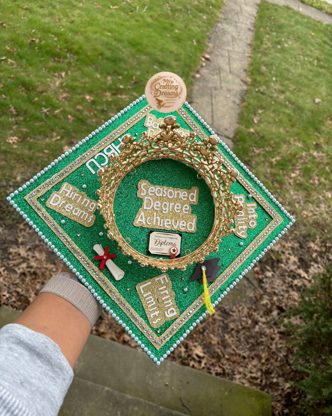 Custom Graduation Cap Topper **PLEASE READ THE DESCRIPTION**
