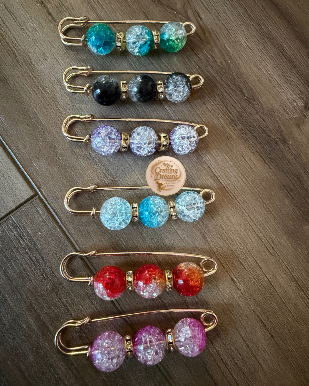 Crafty Pins Purchase 5 sets/singles  save $3