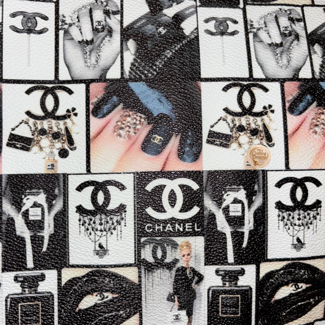 Chanel Inspired Faux Leather Sheets