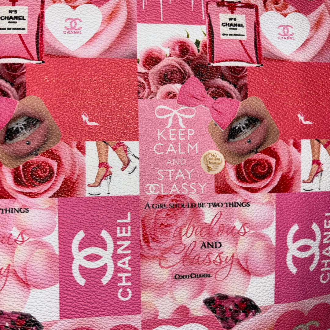 Chanel Inspired Faux Leather Sheets