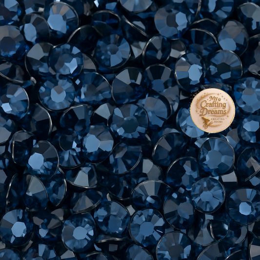 Deep Sea Luxe (Navy Blue) Glass Rhinestones
