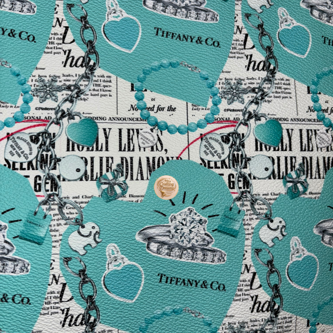 Tiffany Inspired Faux Leather