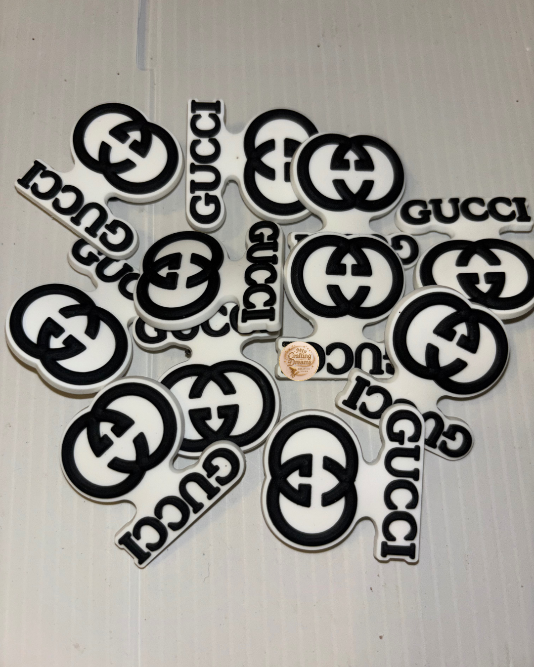 Designer Inspired Rubber Croc Charms