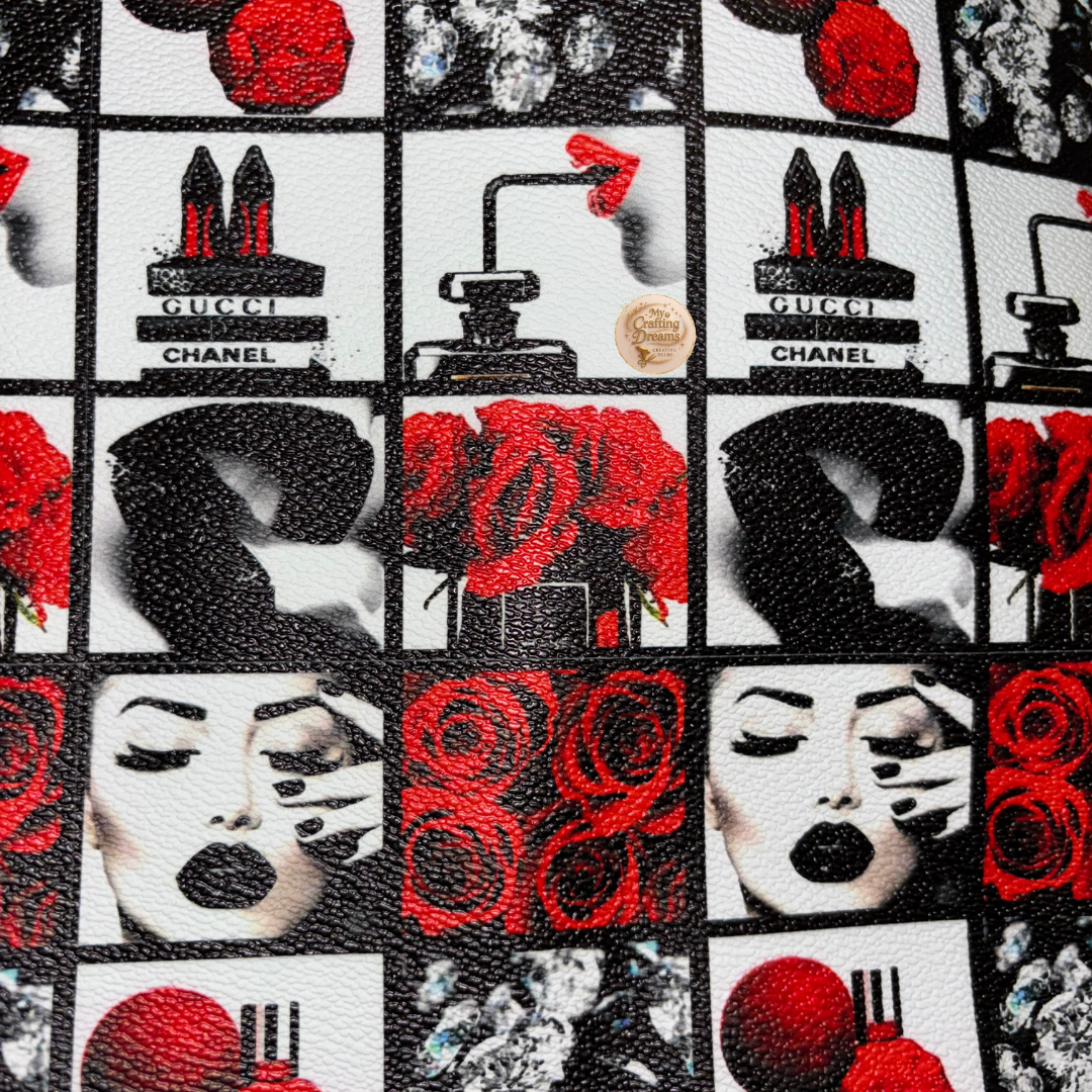 Chanel Inspired Faux Leather Sheets