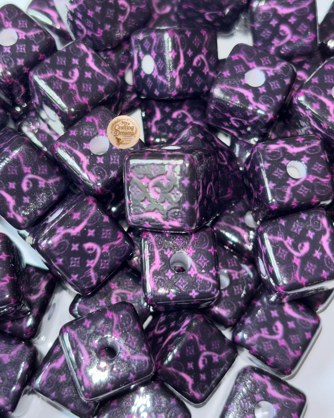 Designer Inspired Acrylic Beads
