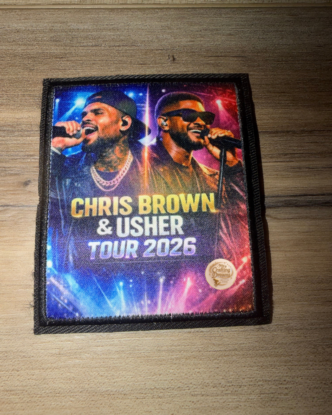 R & B Usher & Chris Brown Tour Patches