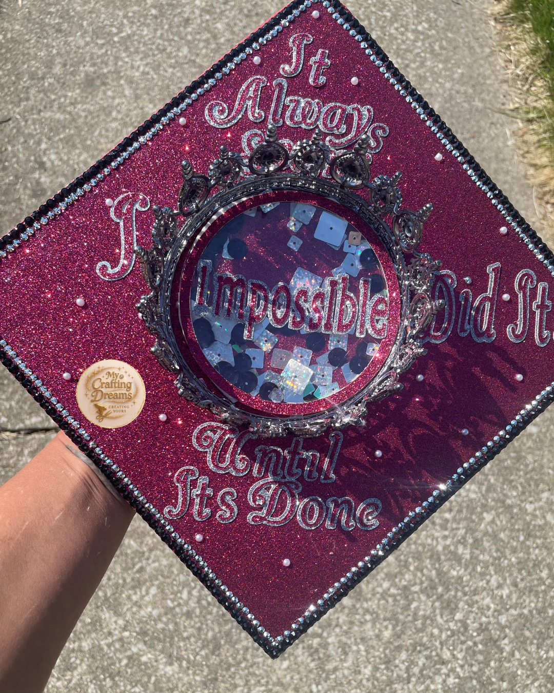 Custom Graduation Cap Topper **PLEASE READ THE DESCRIPTION**