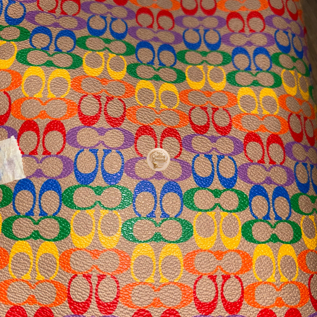 Coach Inspired Faux Leather Sheets