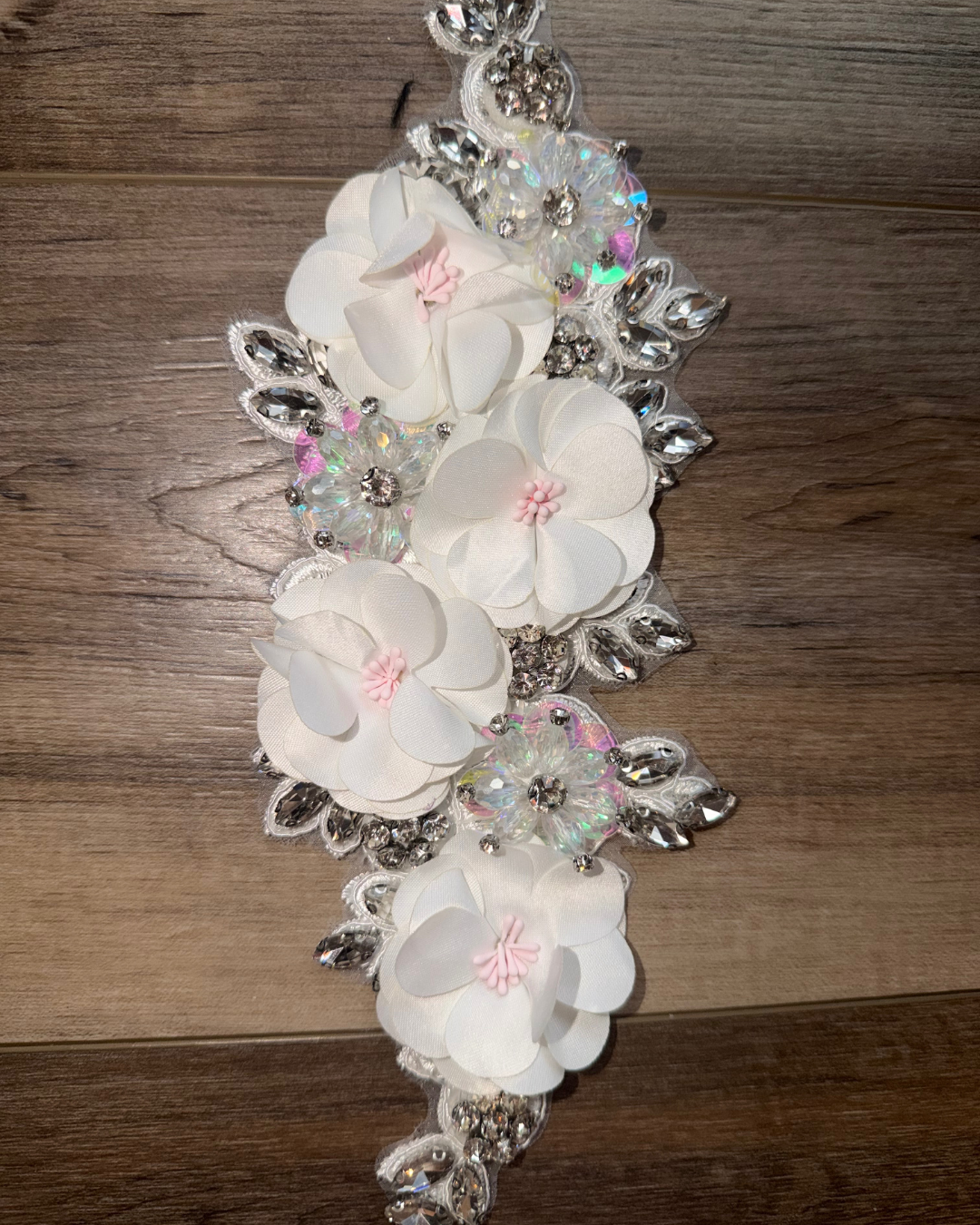 ✨ 3D Luxury Bling Flower Appliqué (Patches - Sew On) ✨