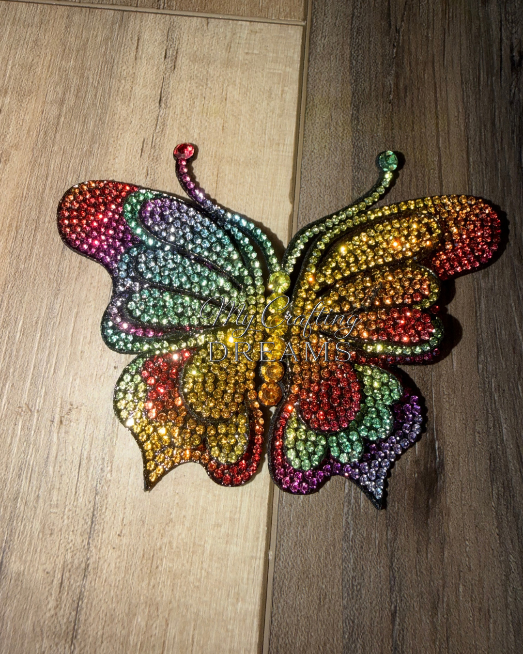 Rhinestone Butterfly Appliques