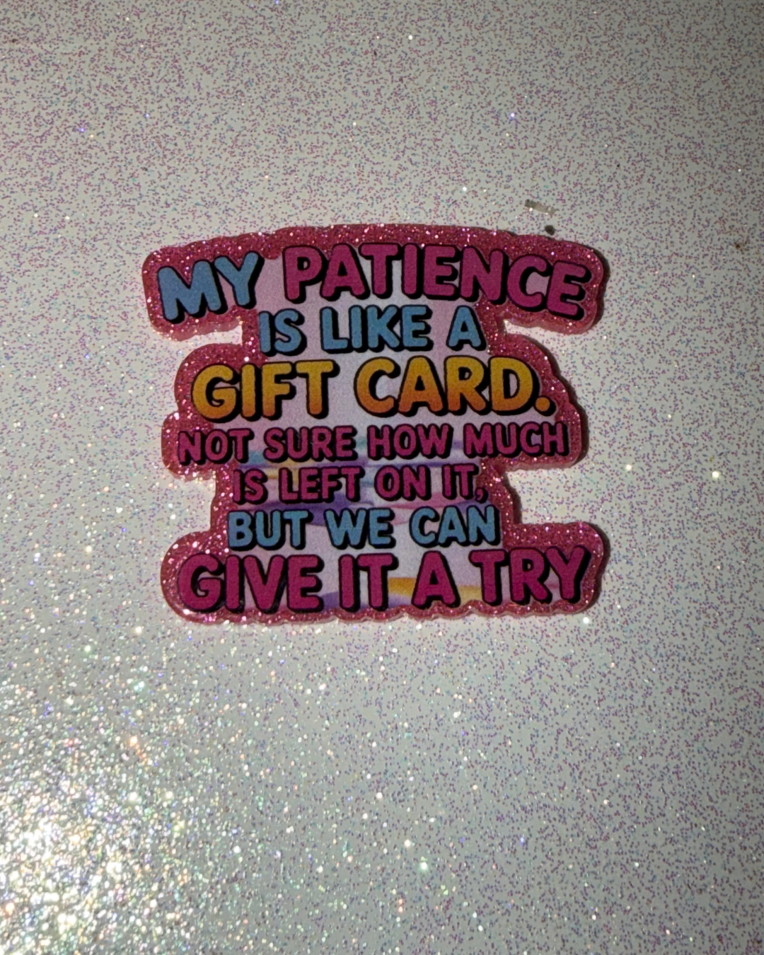 Glitter With A Side of Shade - Glitter Acrylics Collection