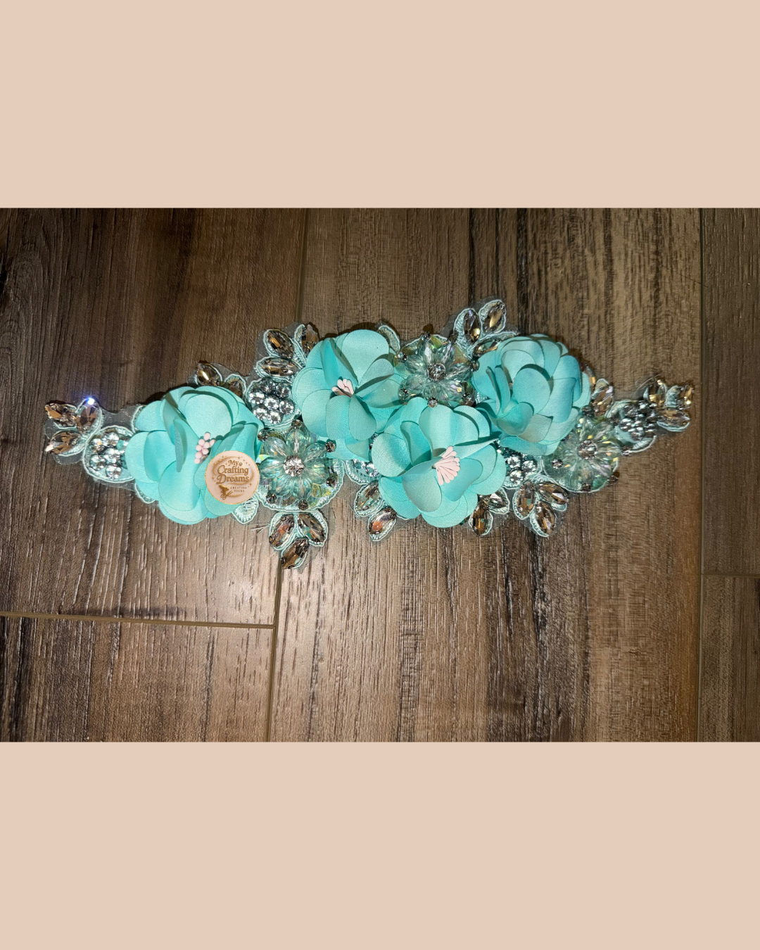 ✨ 3D Luxury Bling Flower Appliqué (Patches - Sew On) ✨