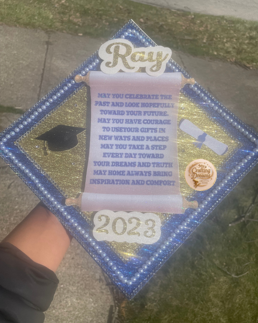Custom Graduation Cap Topper **PLEASE READ THE DESCRIPTION**