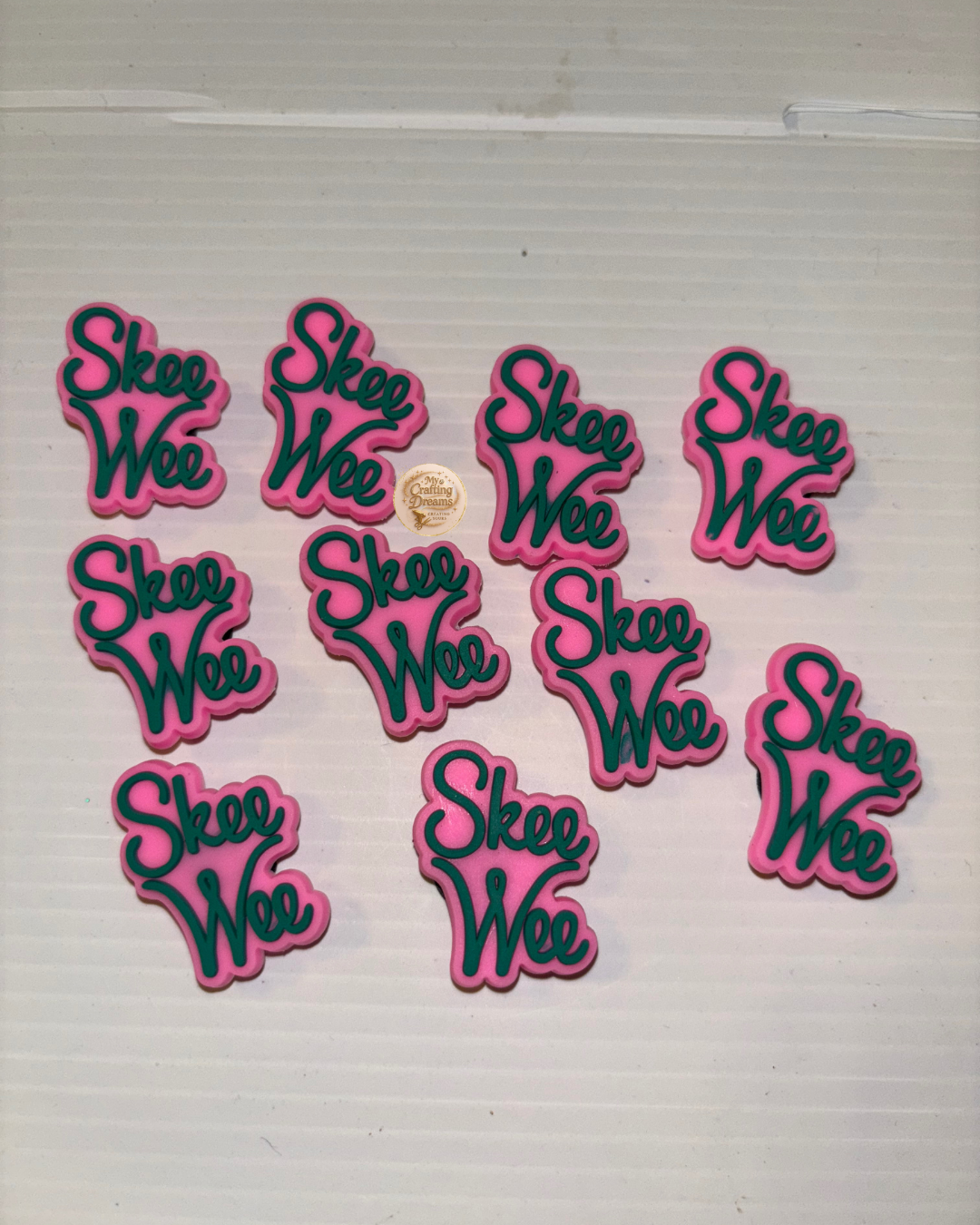 AKA Sorority Inspired Rubber Croc Charms