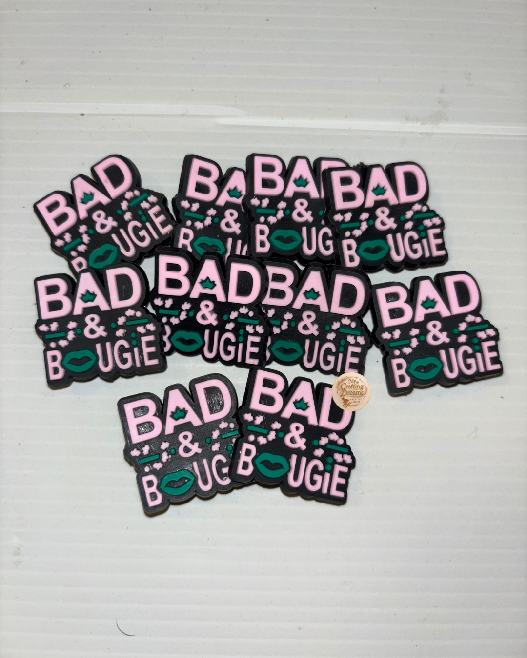 AKA Sorority Inspired Rubber Croc Charms