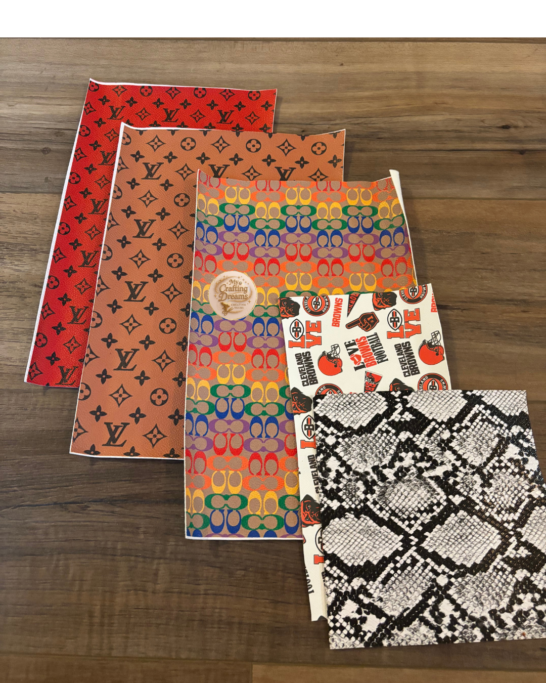 Faux Leather Scrap Bundles