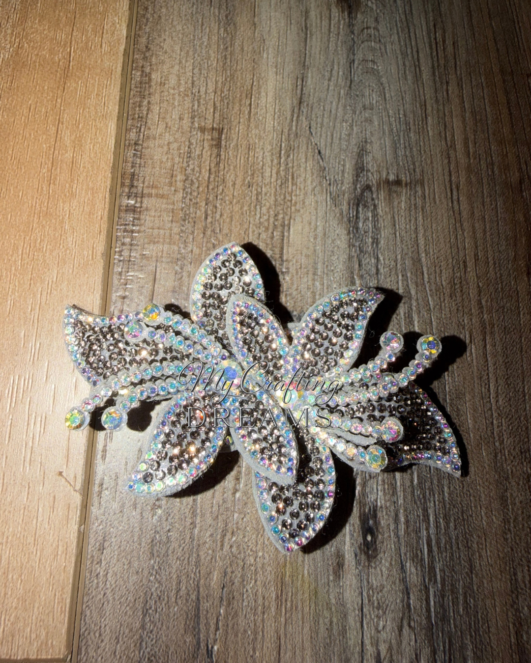 Rhinestone Floral Appliques