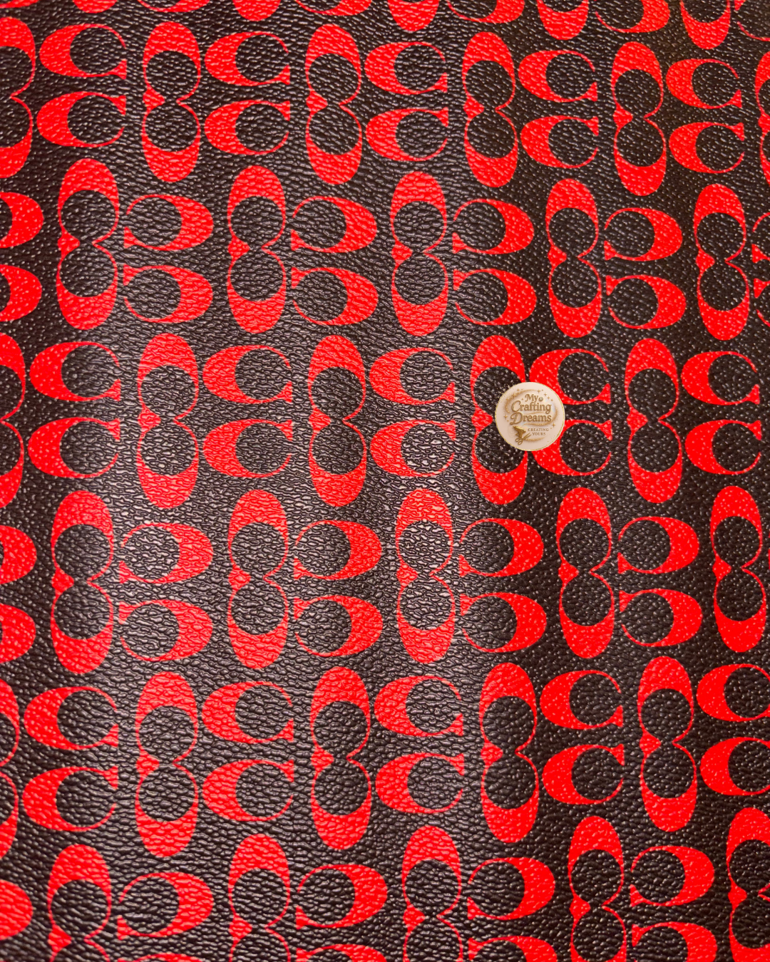 Coach Inspired Faux Leather Sheets